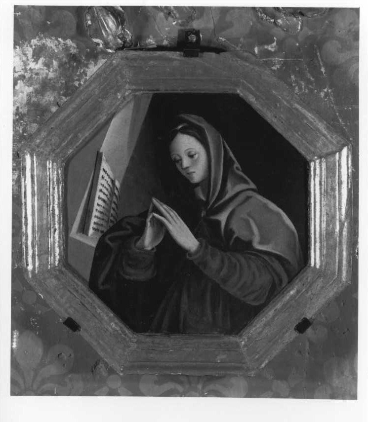 Madonna annunciata (dipinto) di Pagani Vincenzo (prima metà sec. XVI)