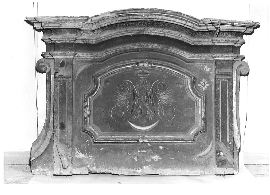 altare, frammento - bottega marchigiana (prima metà sec. XIX)