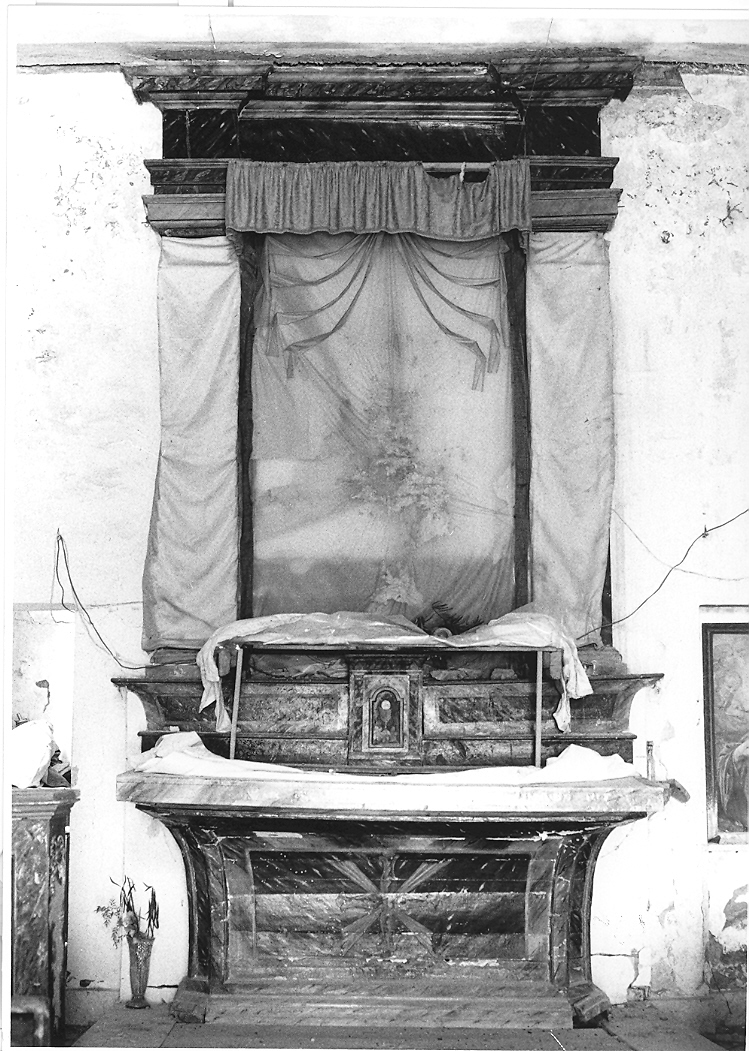 altare - bottega marchigiana (fine/inizio secc. XVIII/ XIX)