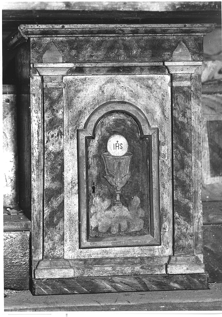 tabernacolo - bottega marchigiana (fine/inizio secc. XVIII/ XIX)