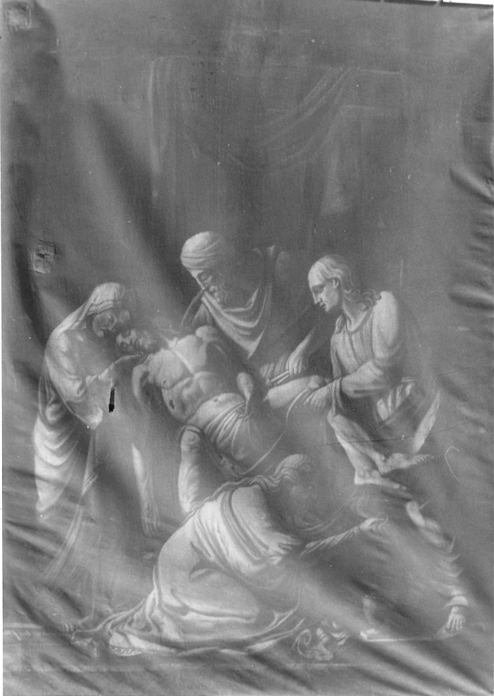 compianto sul Cristo morto (dipinto) di Achilli Nicola (ultimo quarto sec. XIX)