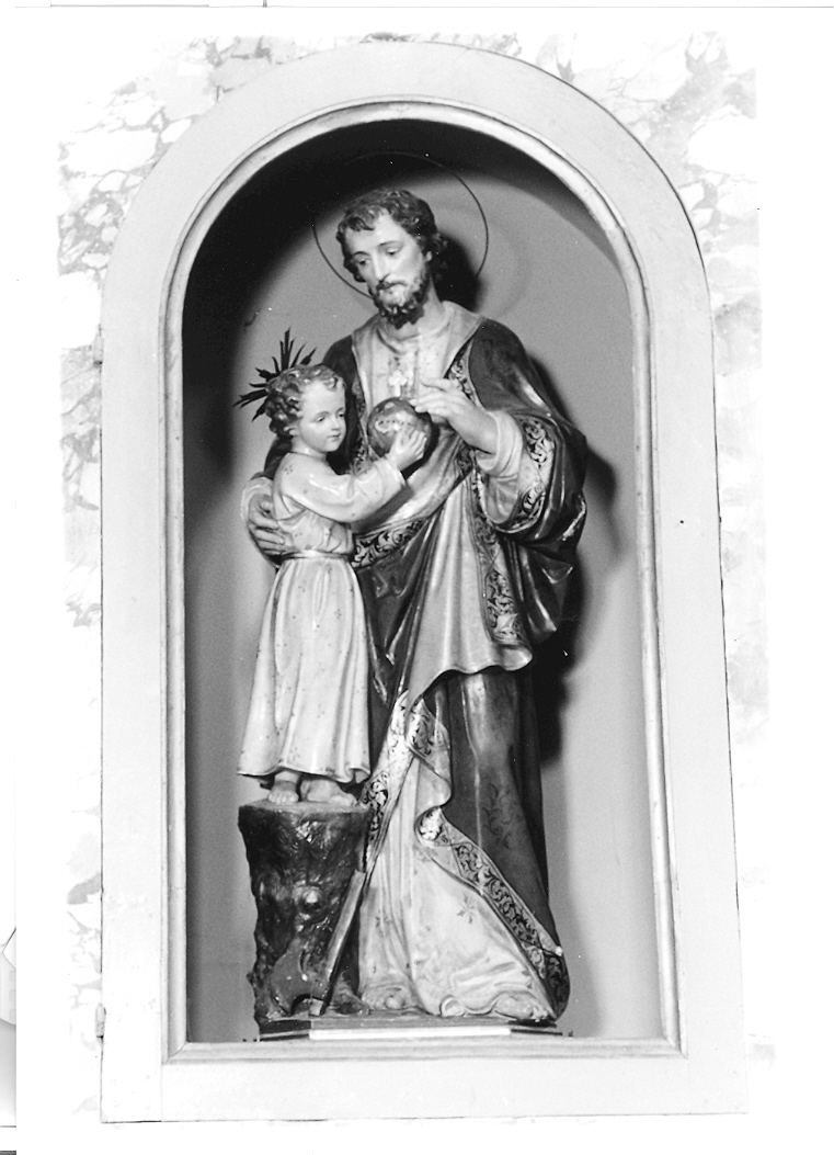 San Giuseppe e Gesù Bambino (statua) - bottega marchigiana (prima metà sec. XX)