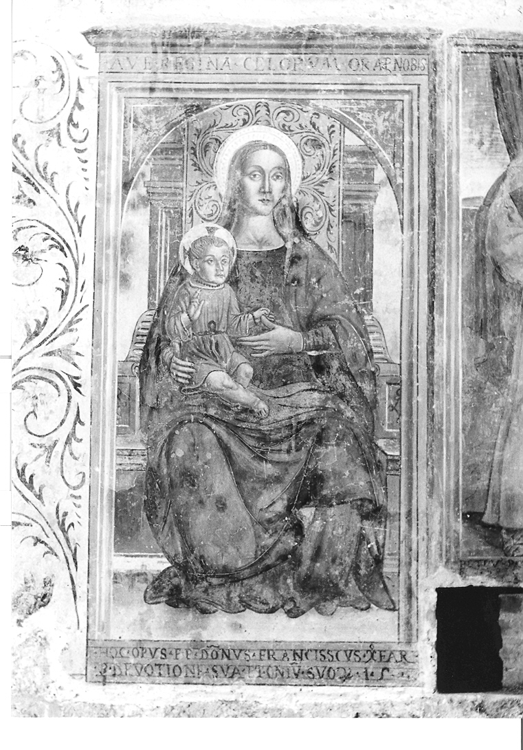 Madonna con Bambino (dipinto) di Bontulli Paolo (prima metà sec. XVI)