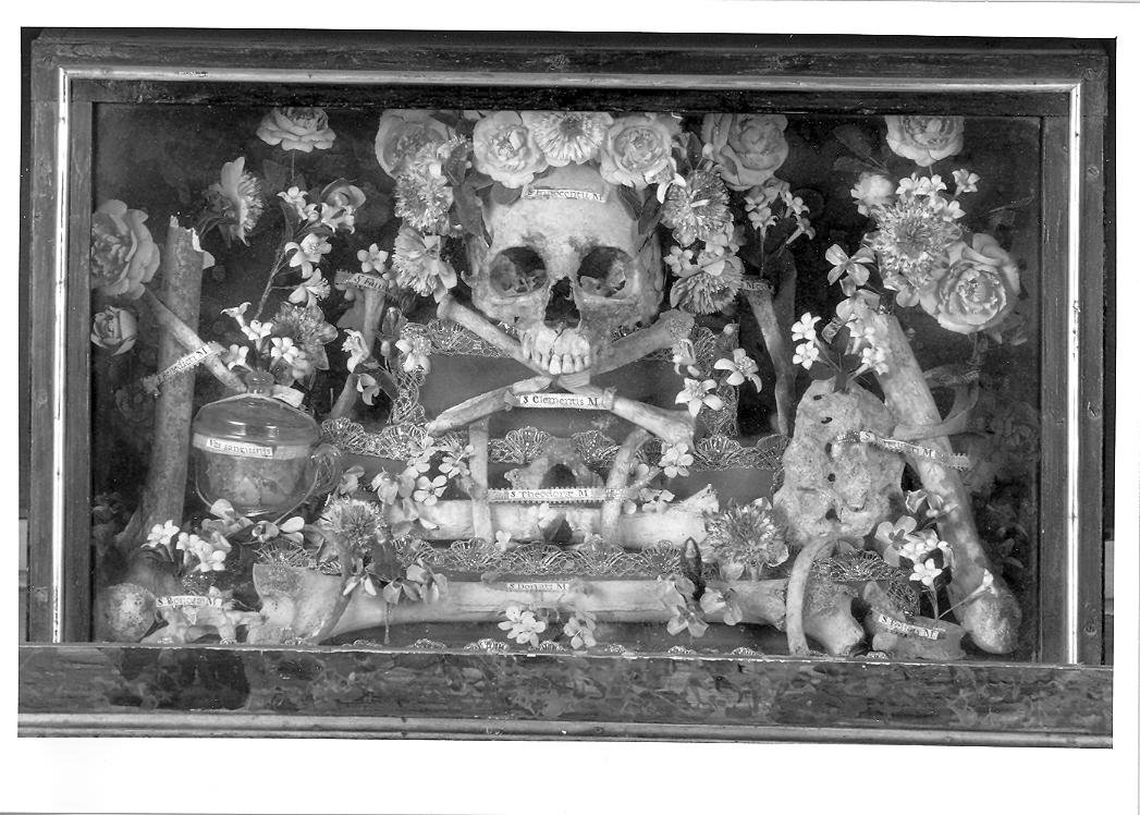 reliquiario - bottega marchigiana (fine/inizio secc. XVIII/ XIX)