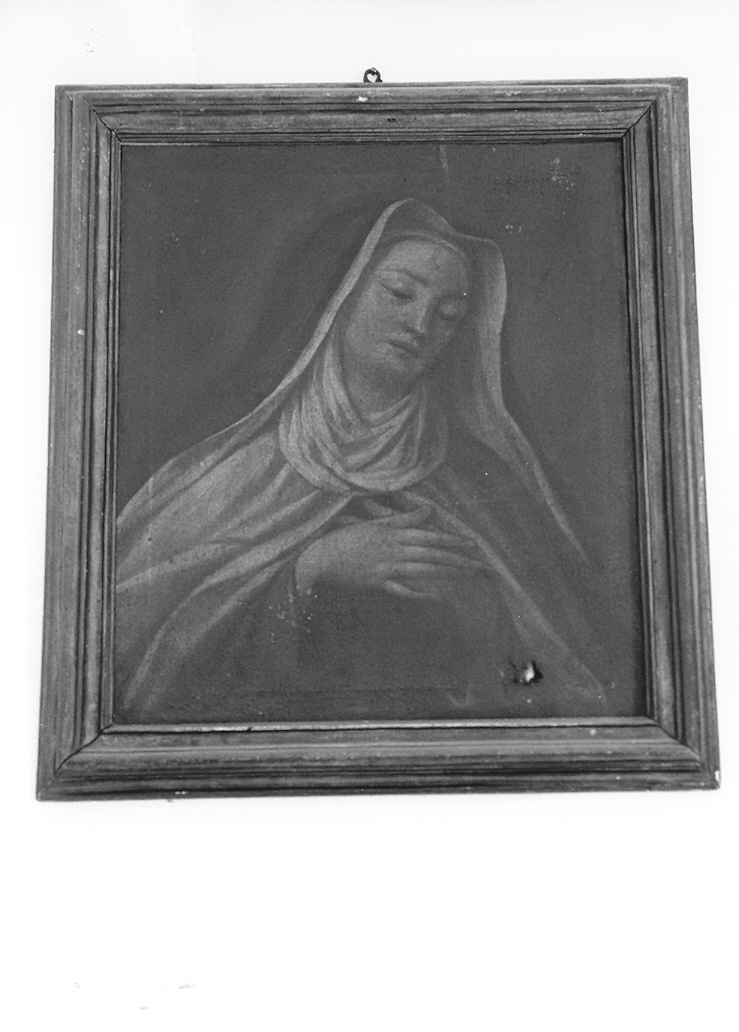 Santa monaca (dipinto) di Ferri Giovanni Francesco (metà sec. XVIII)
