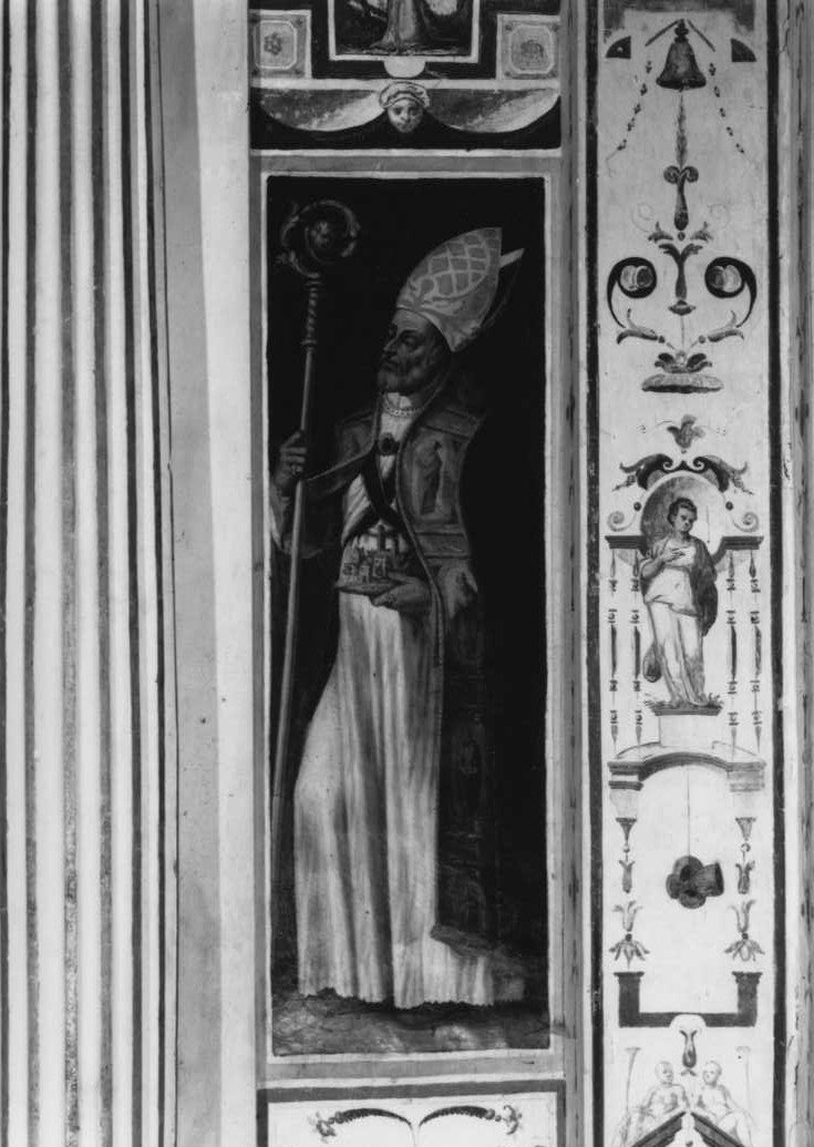 San Severino Vescovo (dipinto) di Damiani Felice (fine sec. XVI)