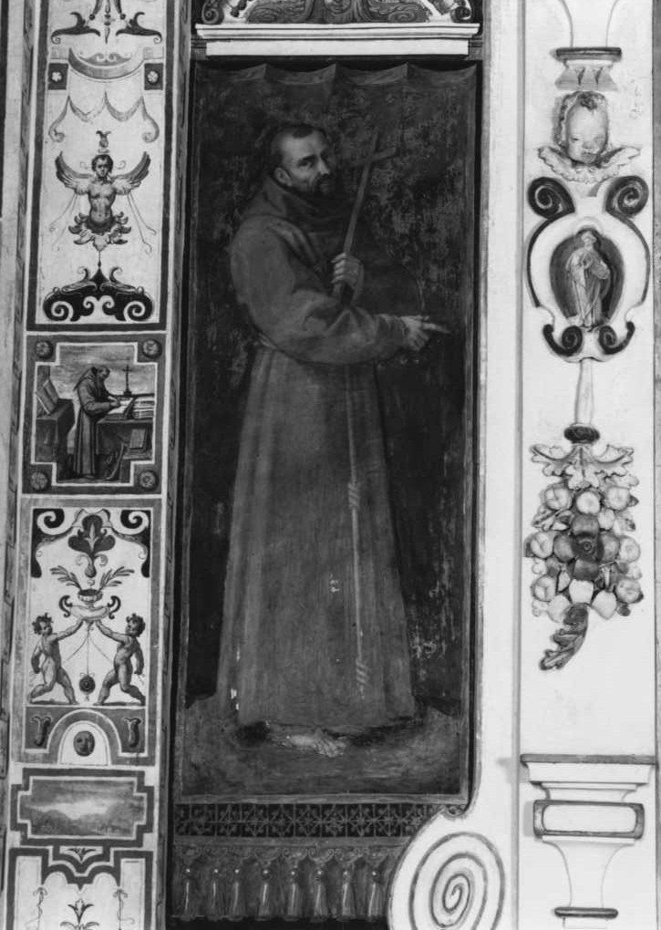 San Francesco d'Assisi (dipinto) di Damiani Felice (fine sec. XVI)