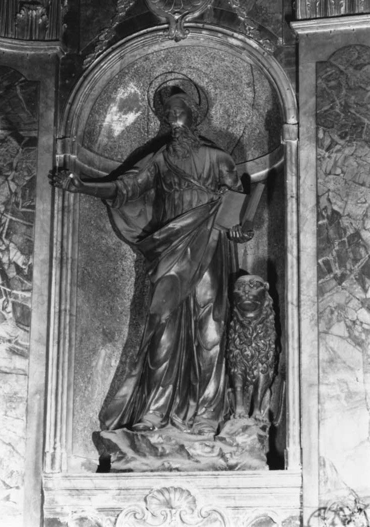San Marco Evangelista (statua) di Interlenghi Stefano (sec. XVIII)