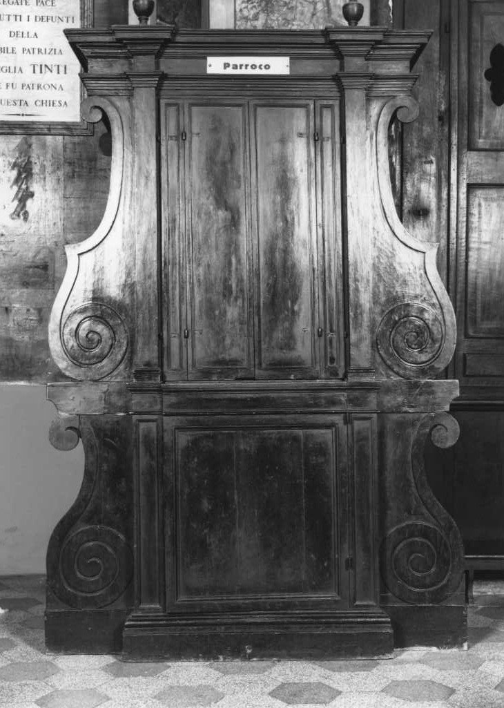 confessionale - manifattura marchigiana (sec. XIX)