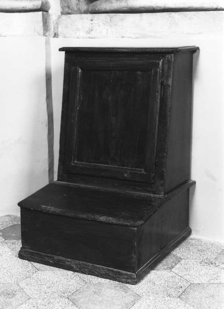 inginocchiatoio - manifattura marchigiana (sec. XIX)