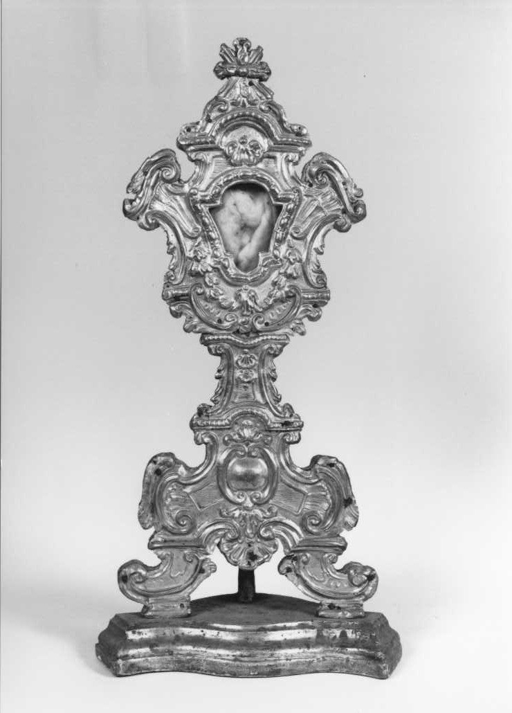 reliquiario - a ostensorio - manifattura italiana (sec. XVIII)