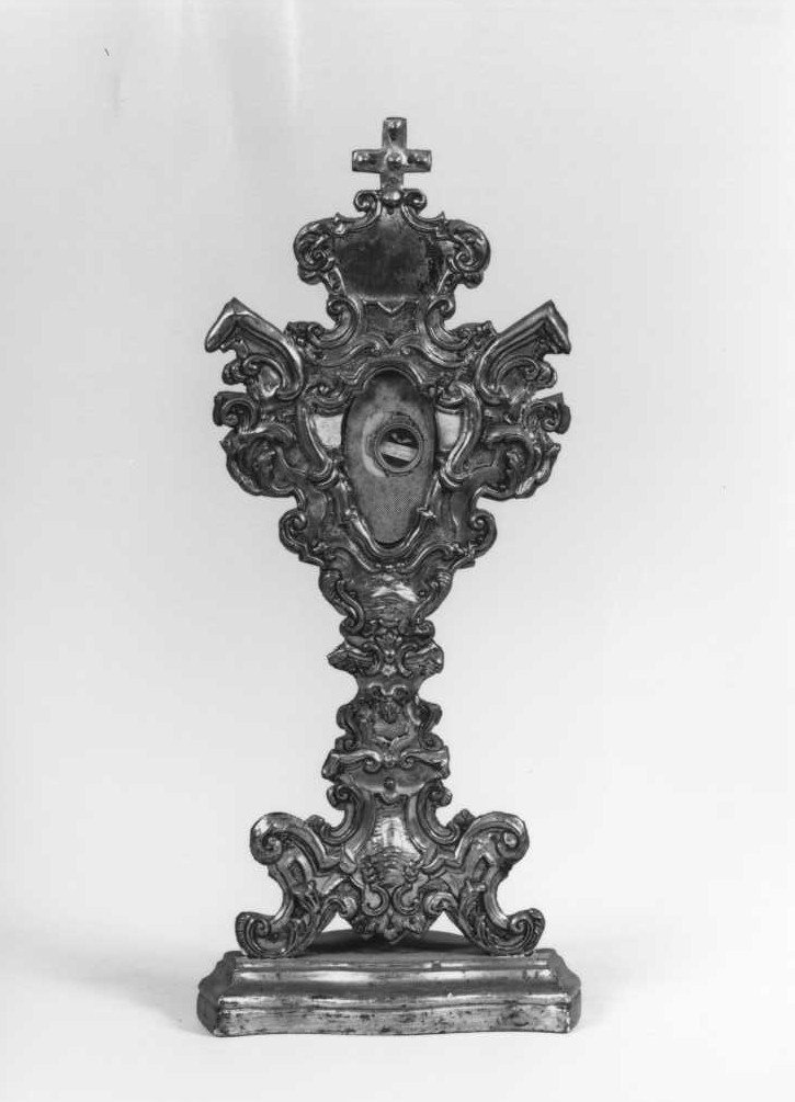 reliquiario - a ostensorio - manifattura italiana (sec. XVIII)