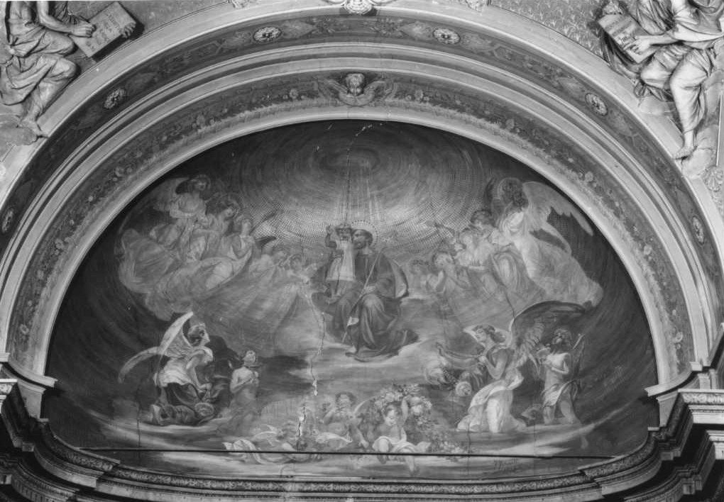 gloria di San Giuseppe (dipinto) di Ferranti Francesco (sec. XX)