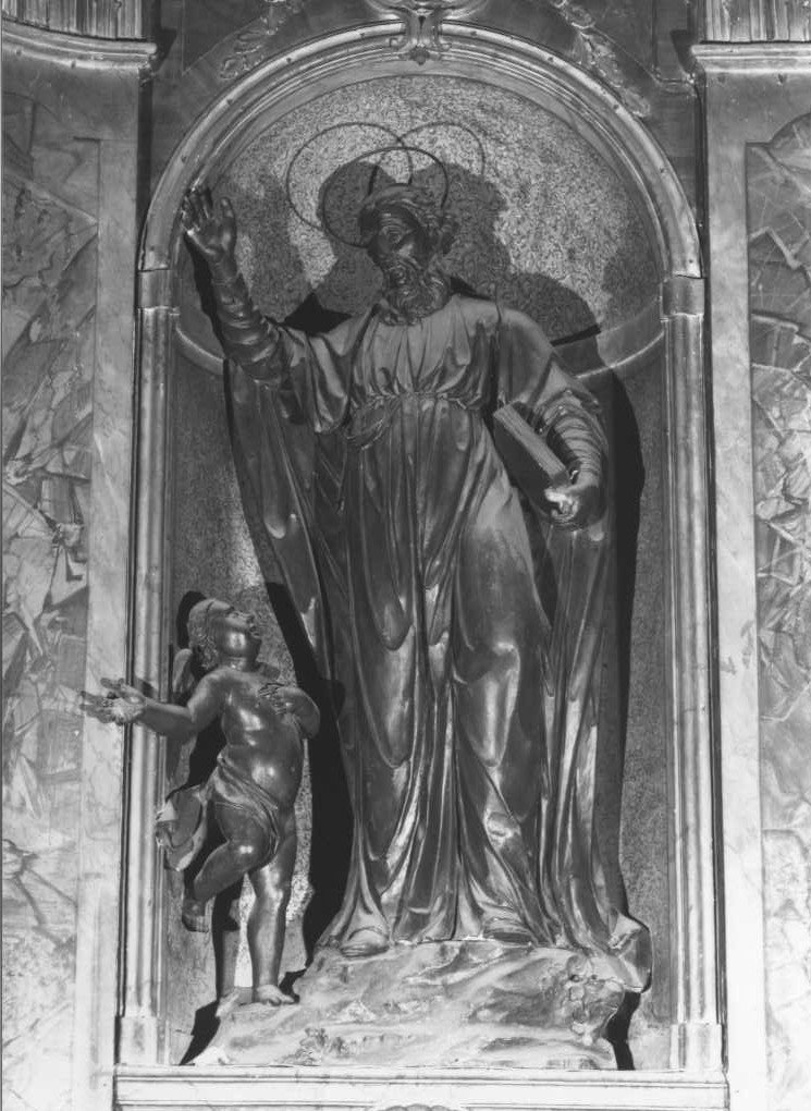San Giovanni Evangelista (statua) di Interlenghi Stefano (sec. XVIII)