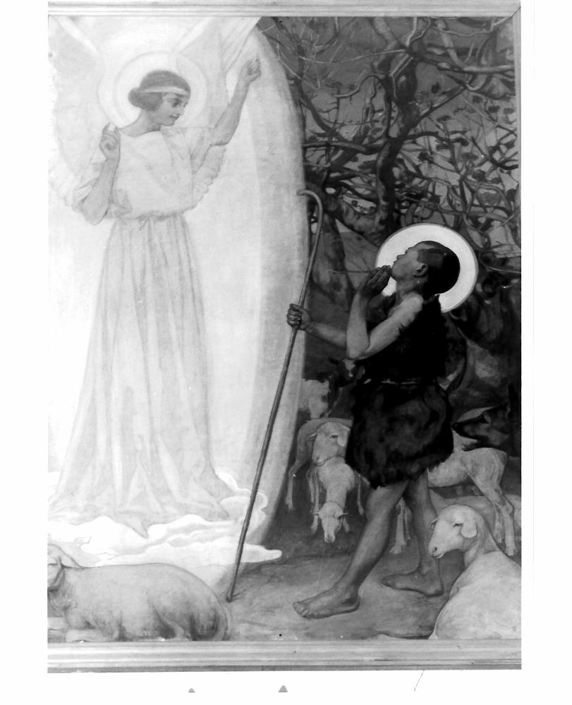 apparizione dell'angelo a San Giacomo della Marca (dipinto) di Peruzzi Cesare (sec. XX)