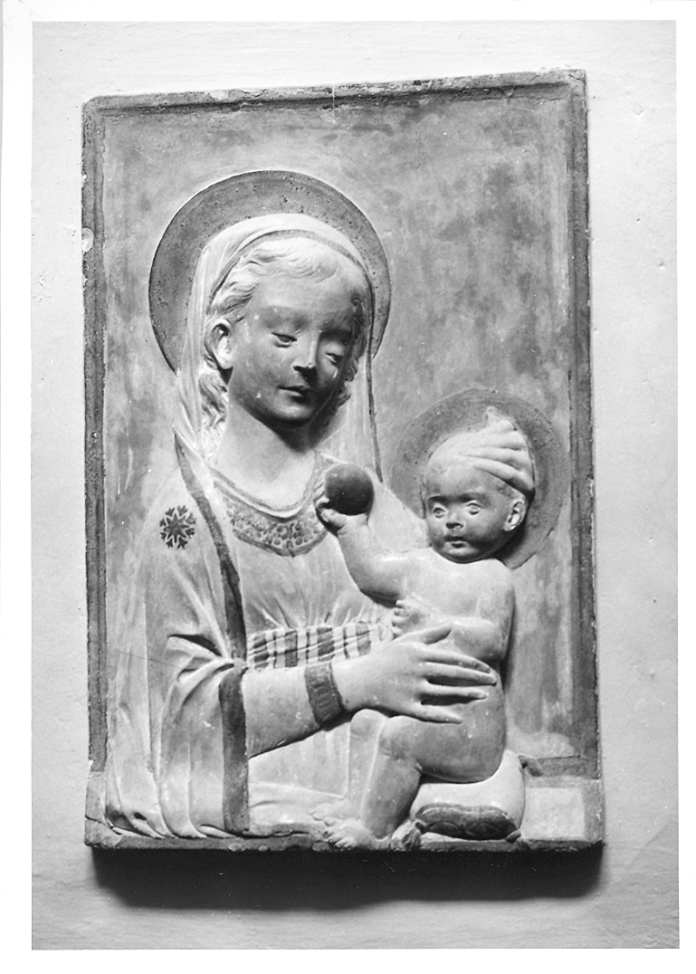 Madonna con Bambino (rilievo) di Rosselli Domenico (sec. XV)