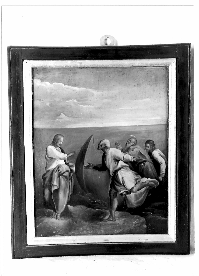 vocazione di San Pietro (dipinto, elemento d'insieme) di Franco Giovanni Battista detto Semolei (sec. XVI)