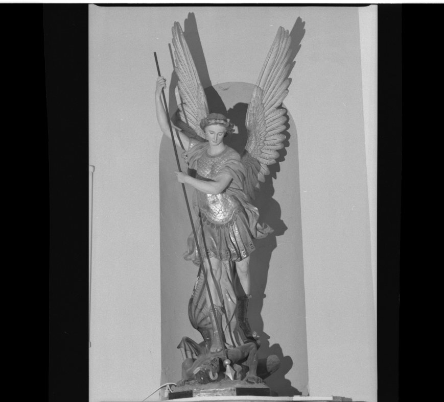 San Michele Arcangelo (scultura) di Zanazio Rosa (prima metà sec. XX)