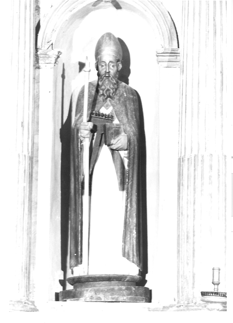 San Biagio (statua) - ambito marchigiano (sec. XVII)