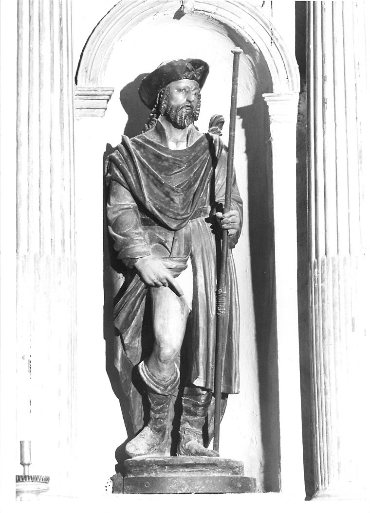 San Rocco (statua) - ambito marchigiano (sec. XVII)