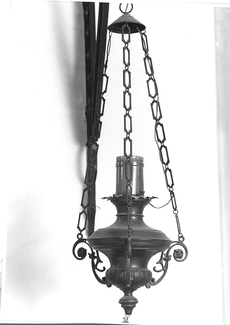 lampada del SS. Sacramento, serie - bottega marchigiana (prima metà sec. XX)