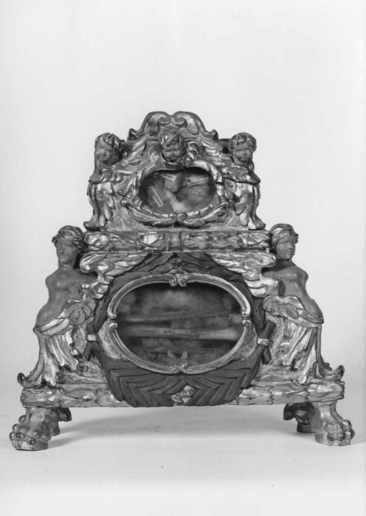 reliquiario a teca - a urna, serie - bottega marchigiana (metà sec. XIX)