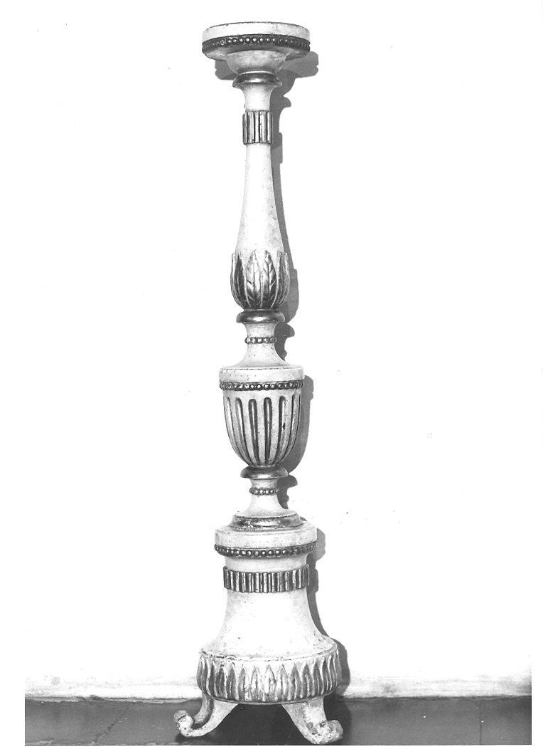 candeliere - manifattura marchigiana (primo quarto sec. XIX)
