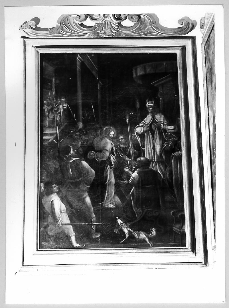 Cristo davanti a Pilato (dipinto) di Zamarra Girolamo (primo quarto sec. XVIII)