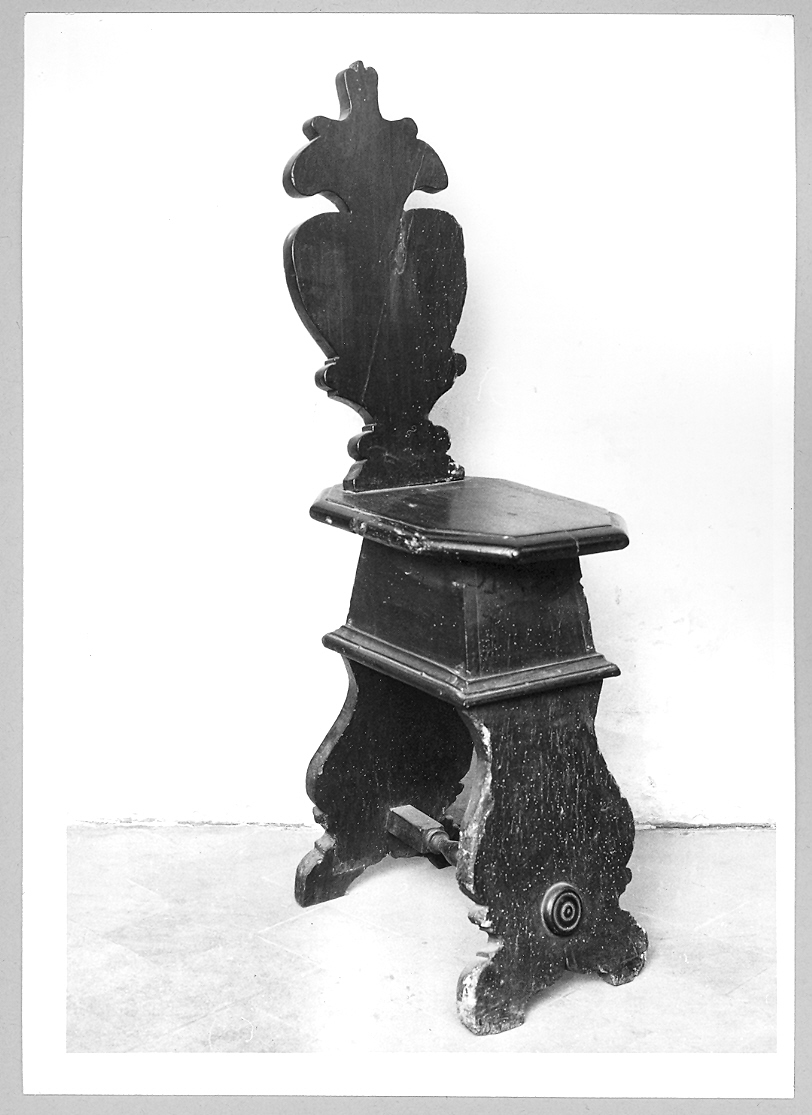 sgabello - bottega marchigiana (sec. XIX)