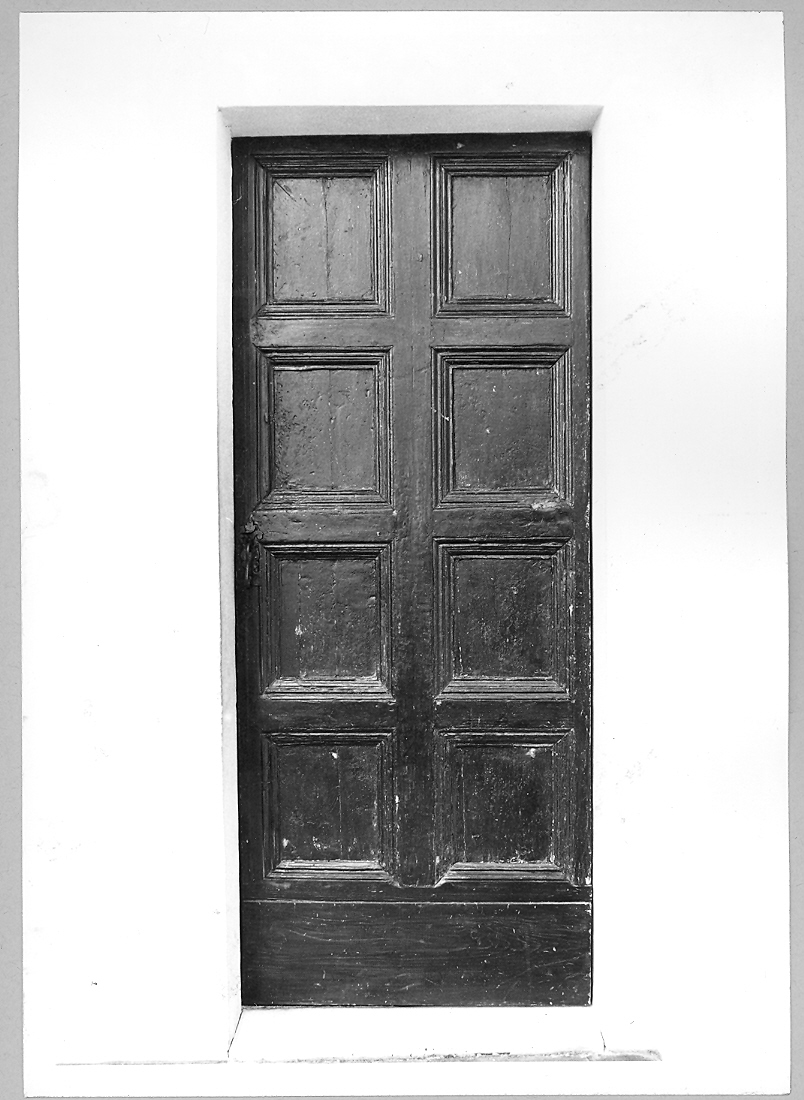 porta - ad un battente - bottega marchigiana (sec. XVI)