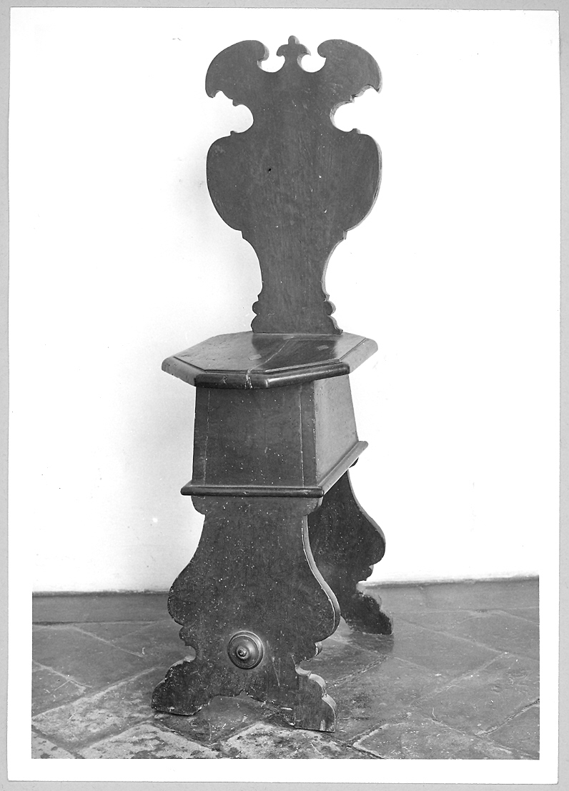 sgabello - bottega marchigiana (sec. XIX)