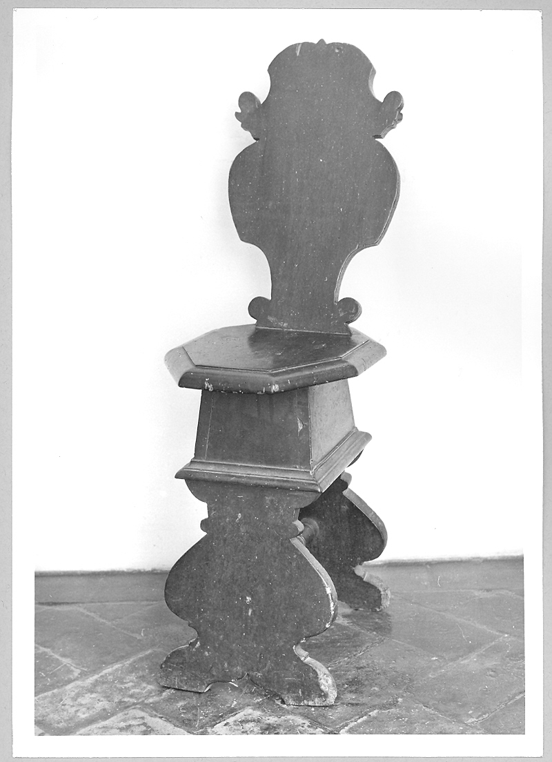 sgabello - bottega marchigiana (sec. XIX)