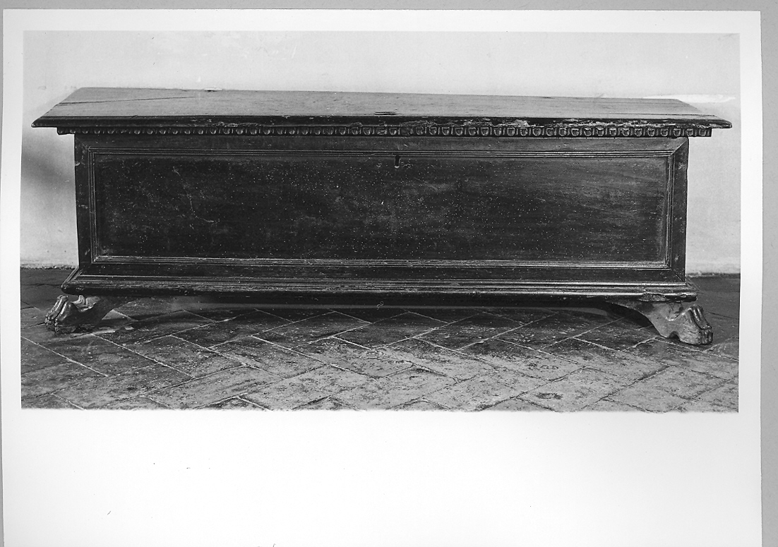 cassapanca - bottega marchigiana (sec. XIX)