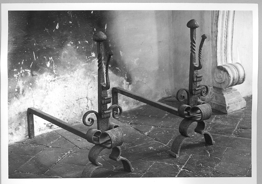 alare, coppia - bottega marchigiana (sec. XIX)