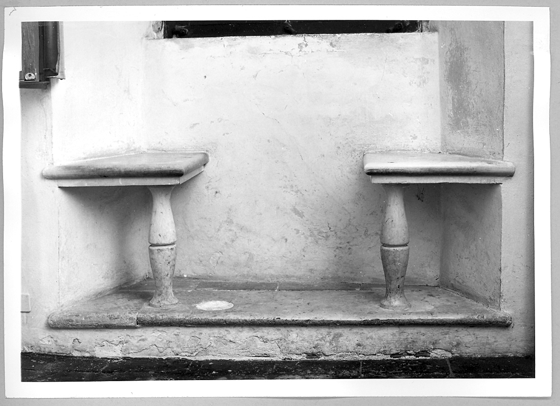 sedile, coppia - bottega marchigiana (sec. XVI)