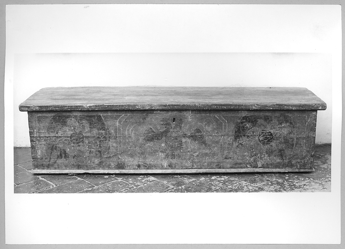 cassapanca - bottega marchigiana (sec. XVII)