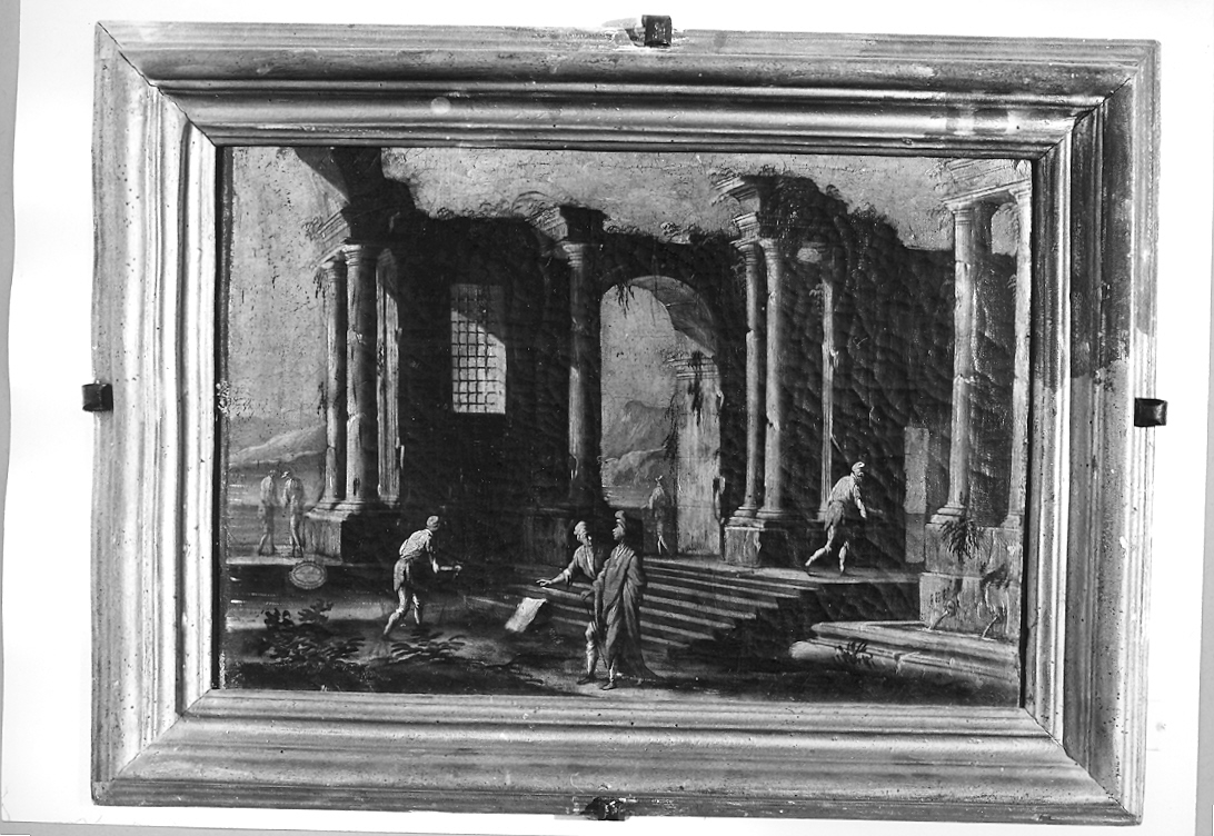 paesaggio con rovine (dipinto) di Codazzi Viviano (sec. XVII)