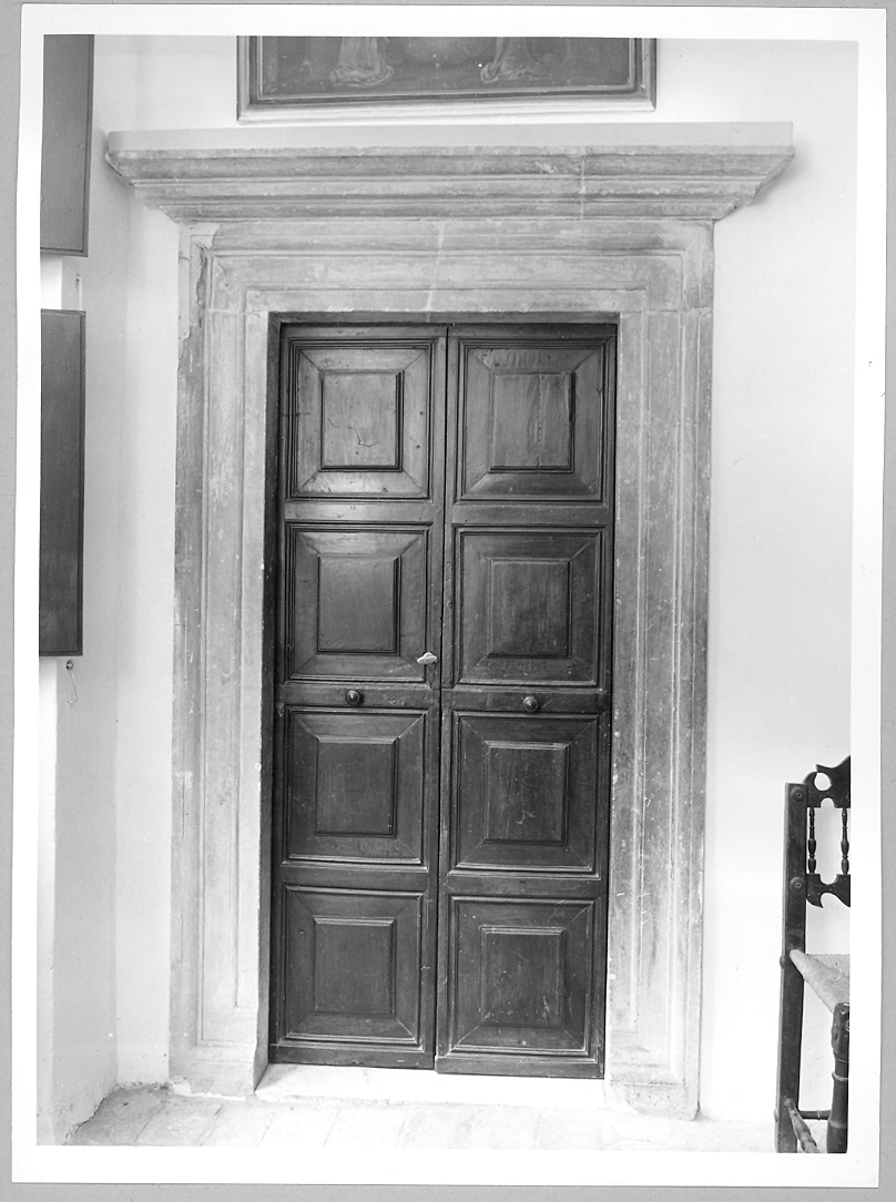 porta - a due battenti - bottega marchigiana (sec. XV)