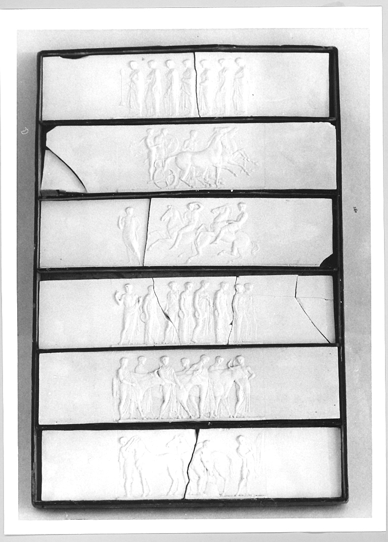 rilievo, coppia - bottega italiana (sec. XIX)