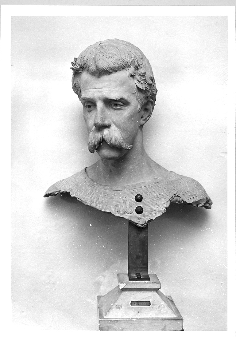 busto ritratto del conte Federico Castracane Staccoli (scultura) di Ximenes Ettore (sec. XIX)
