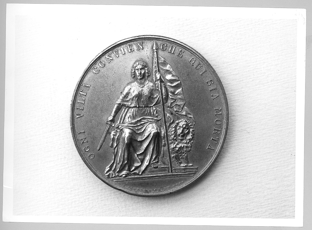 medaglia - bottega friulana (sec. XIX)