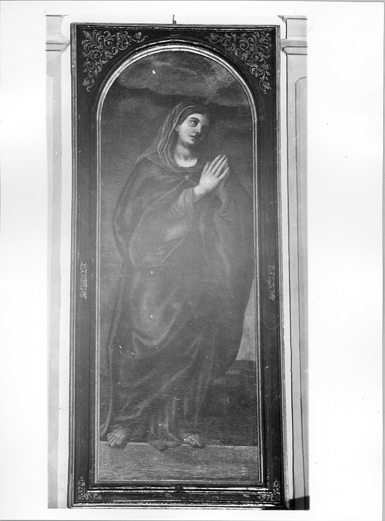Madonna orante (dipinto) di Cialdieri Girolamo di Bartolomeo (attribuito) (sec. XVII)
