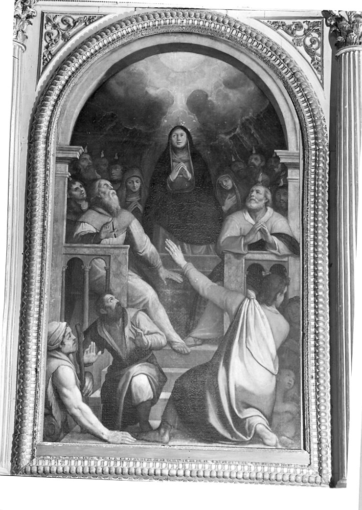Pentecoste (dipinto) di Zuccari Federico (sec. XVII)