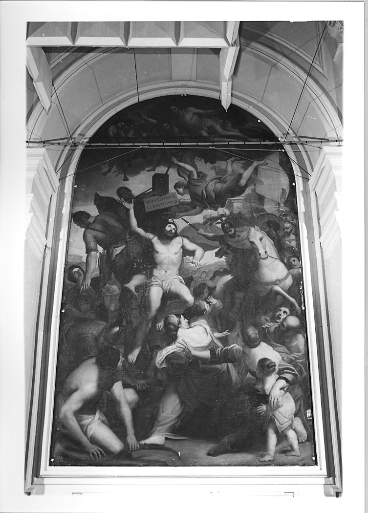 martirio di San Sebastiano (dipinto) di Campiglia Giovanni Domenico (sec. XVIII)