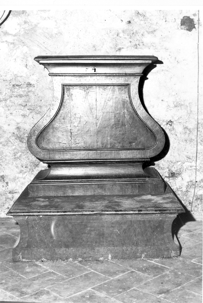 inginocchiatoio - bottega marchigiana (sec. XVIII)