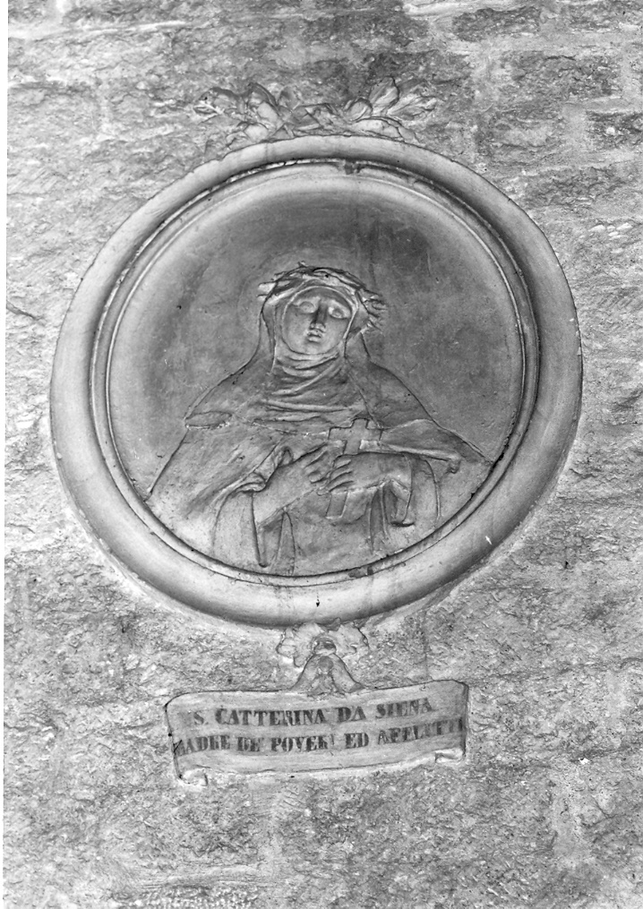 Santa Caterina da Siena (rilievo, elemento d'insieme) di Paci Emidio (sec. XIX)