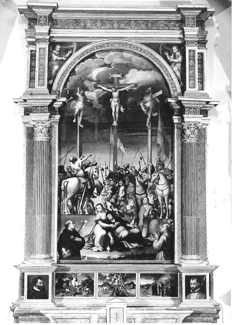 crocifissione (dipinto) di Nobili Durante (sec. XVI)