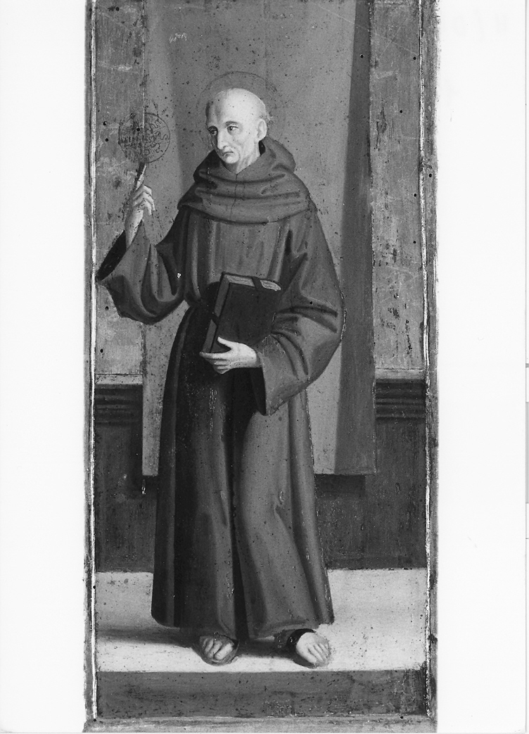San Bernardino da Siena (dipinto, elemento d'insieme) di Palmezzano Marco (sec. XVI)