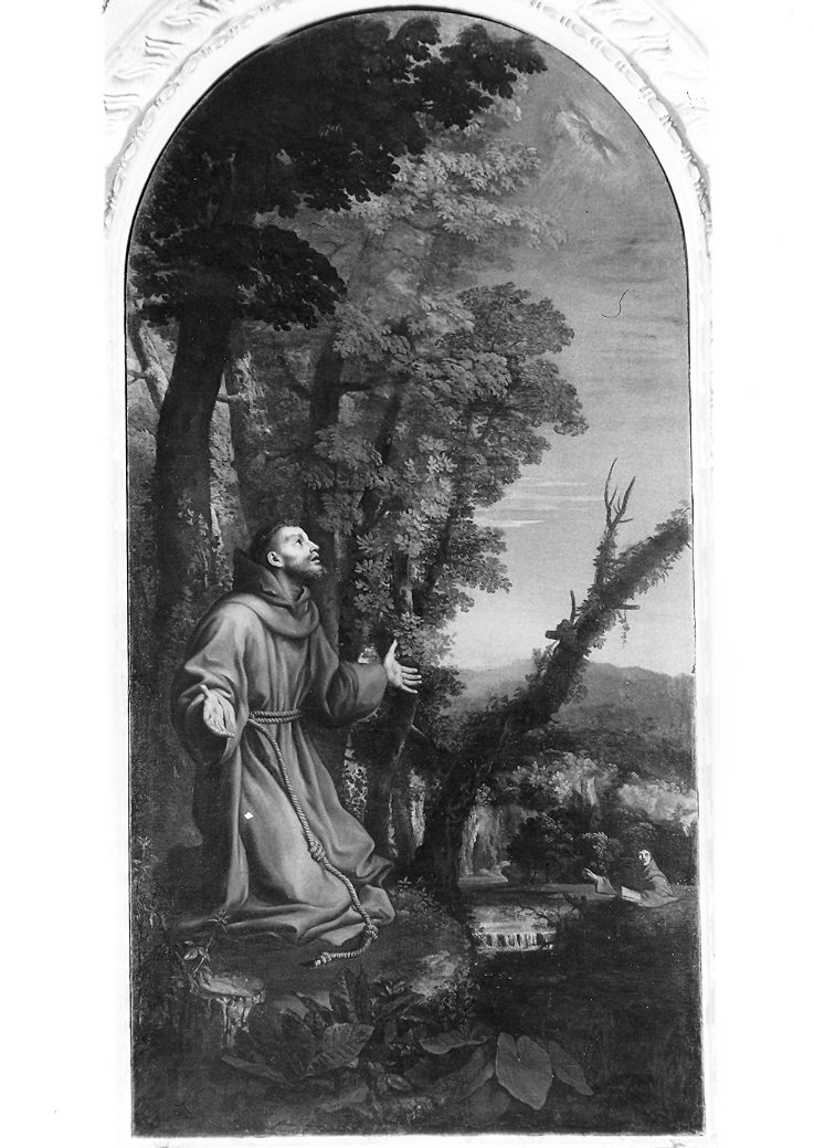 San Francesco d'Assisi riceve le stimmate (dipinto) di Cardi Ludovico detto il Cigoli (ultimo quarto sec. XVI)