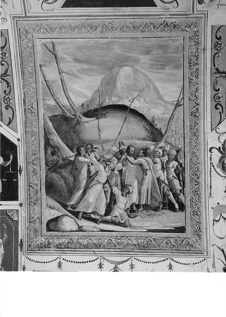 cattura di Cristo (dipinto, elemento d'insieme) di Magistris Simone de, Magistris Giovan Francesco de (sec. XVI)